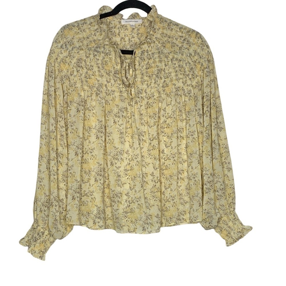Grade & Gather Floral Smocked Top